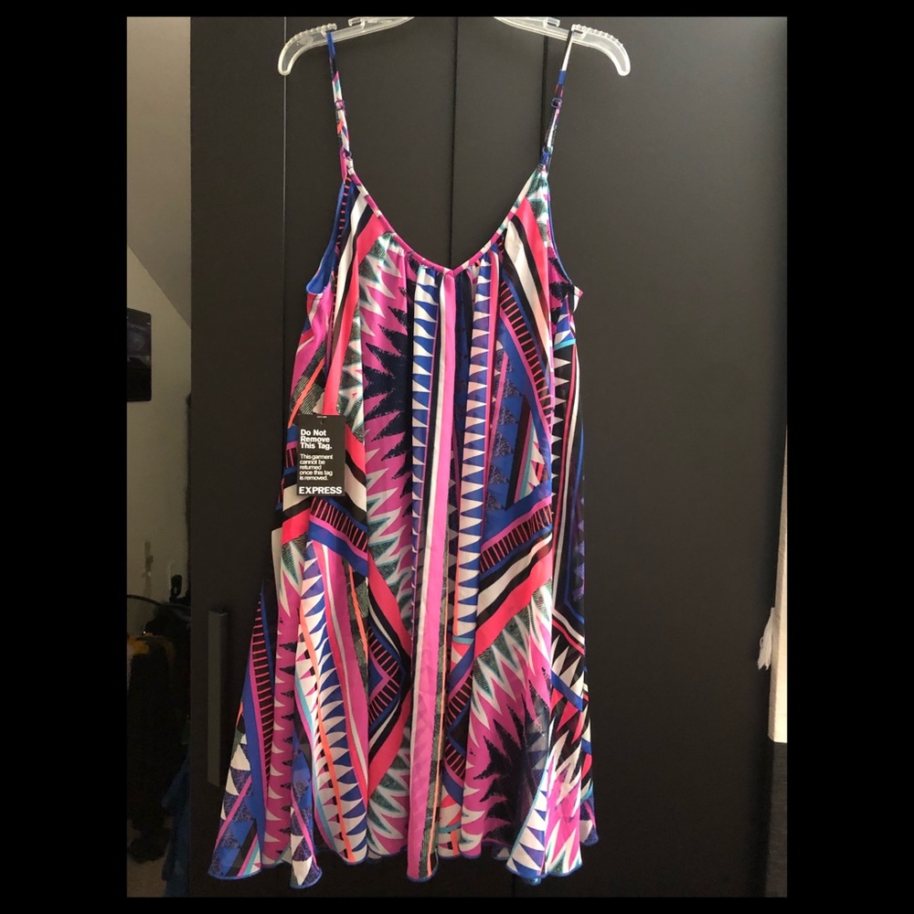 Express BRAND NEW Colorful Summer Dress